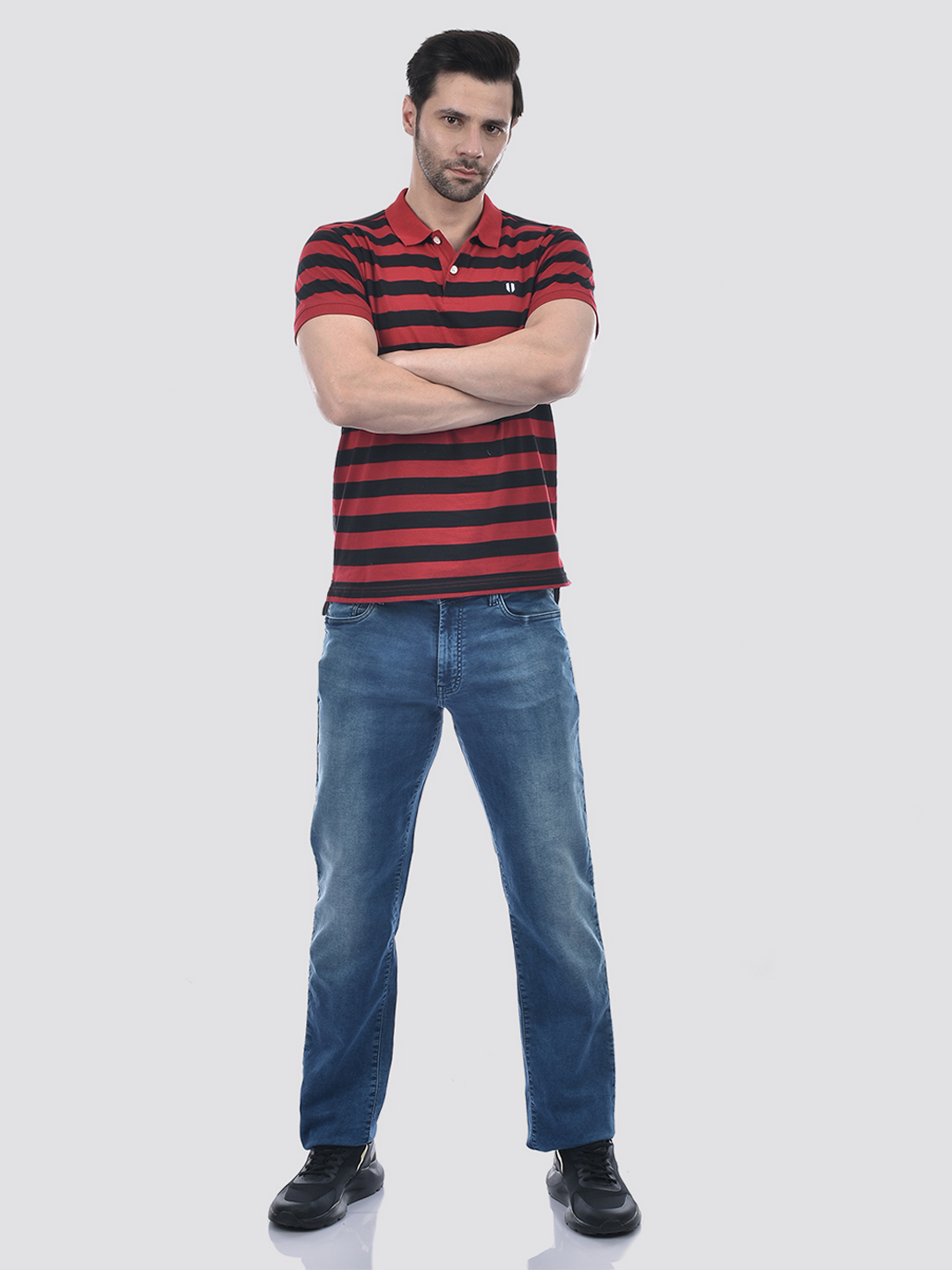 Numero Uno Men Blue Washed Regular Fit Sustainable Jeans